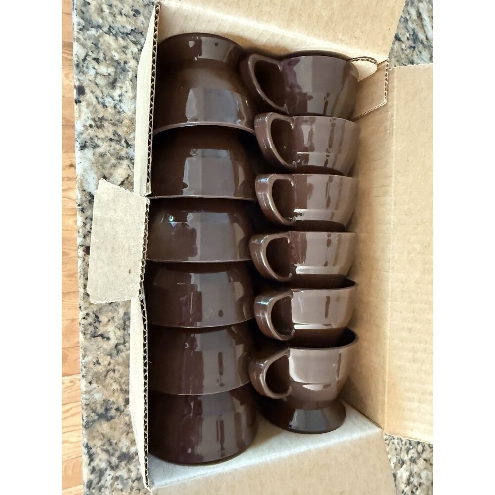Vintage  SOLO Cozy Cup Beverage Holders Brown Set of 12 New